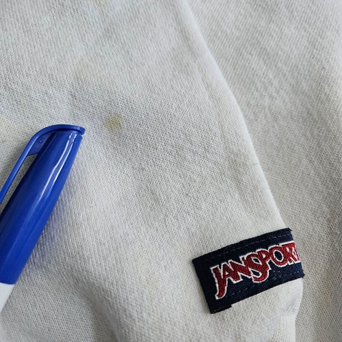 Sudadera Kent State KSU Jansport Vintage Blanca Cuello Redondo Talla M NCAA Academia - Imagen 10 de 17