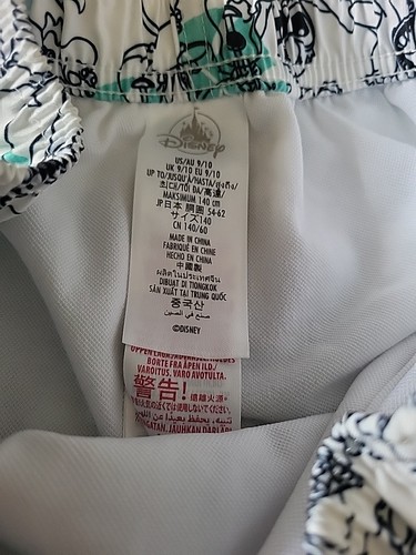 Disney Parks Stitch Badehose Aloha Größe Jungen 9/10 Taschen integrierter Unterbau - Bild 6 von 9