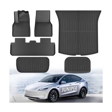 KARPAL Floor Mats for Tesla Model Y Juniper 2025 2026 5-Seater (Not Fit 7 Sea...