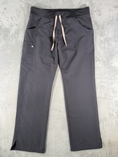 Figs Scrub Pants Womens Large Grey Kade Cargo Technical Collection Medical