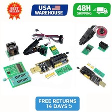 EEPROM BIOS USB Programmer CH341A  SOIC8 Clip  1.8V Adapter  SOIC8 Adapter...
