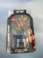 All Elite AEW Wrestling Unmatched Owen Hart Series 6 #47 Chase Figure 1/5000 NEW