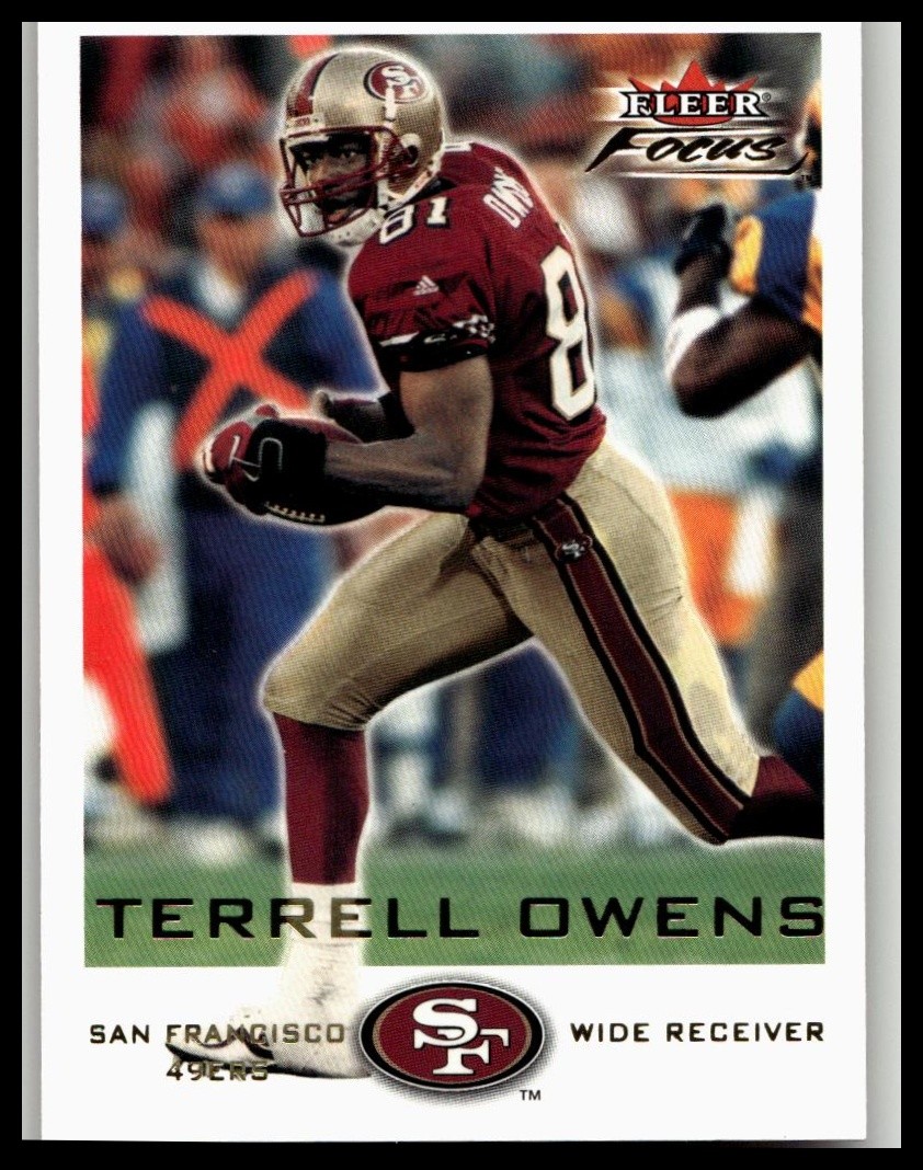 2000 Fleer Focus #175 Terrell Owens San Francisco 49ers
