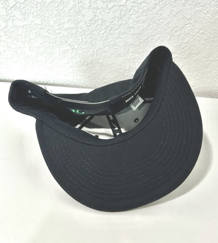 Nike True Black University Oregon Ducks Flat Bill Hat Cap Fits Most Snapback - Imagen 7 de 8
