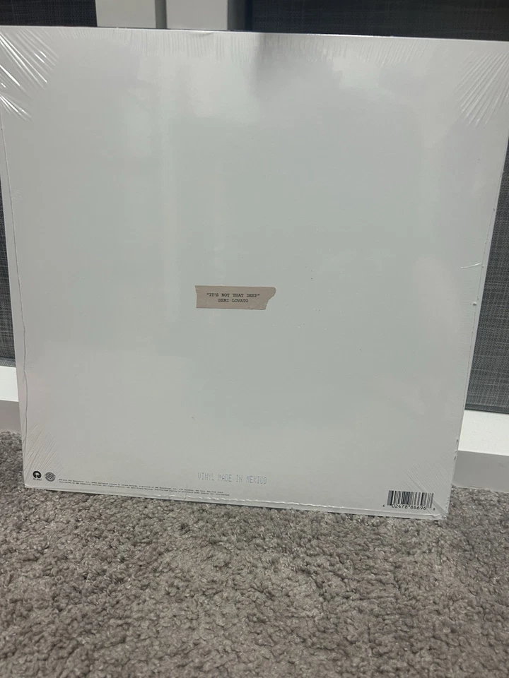 DEMI LOVATO It's Not That Deep Alt Cover LP w/ SIGNED Poster MINT SEALED!! - Image 2 of 4