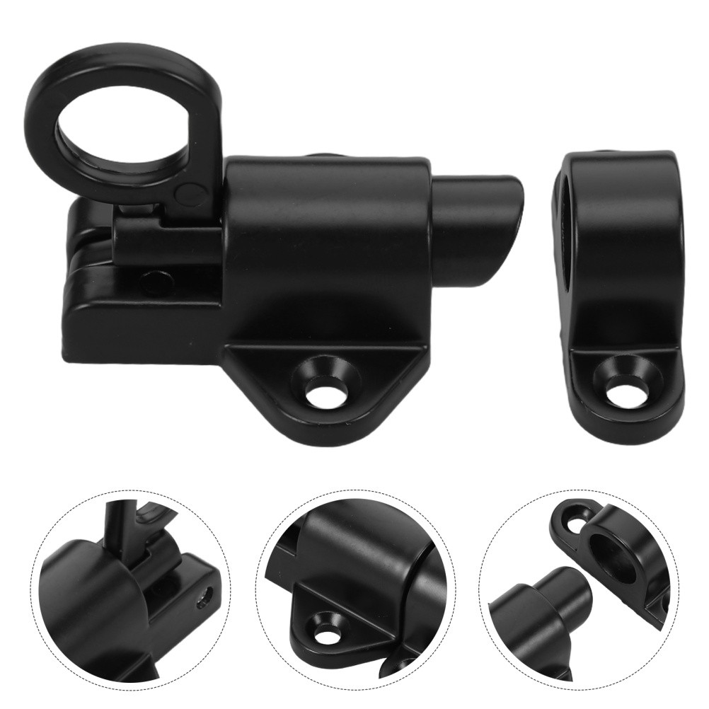  4 Pcs Self Closing Gate Latch Automatic Door Tool Aluminum Alloy Lock