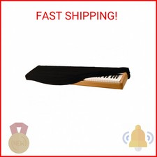 OnStage On-Stage Keyboard Dust Cover for 88 Key Keyboards, Black