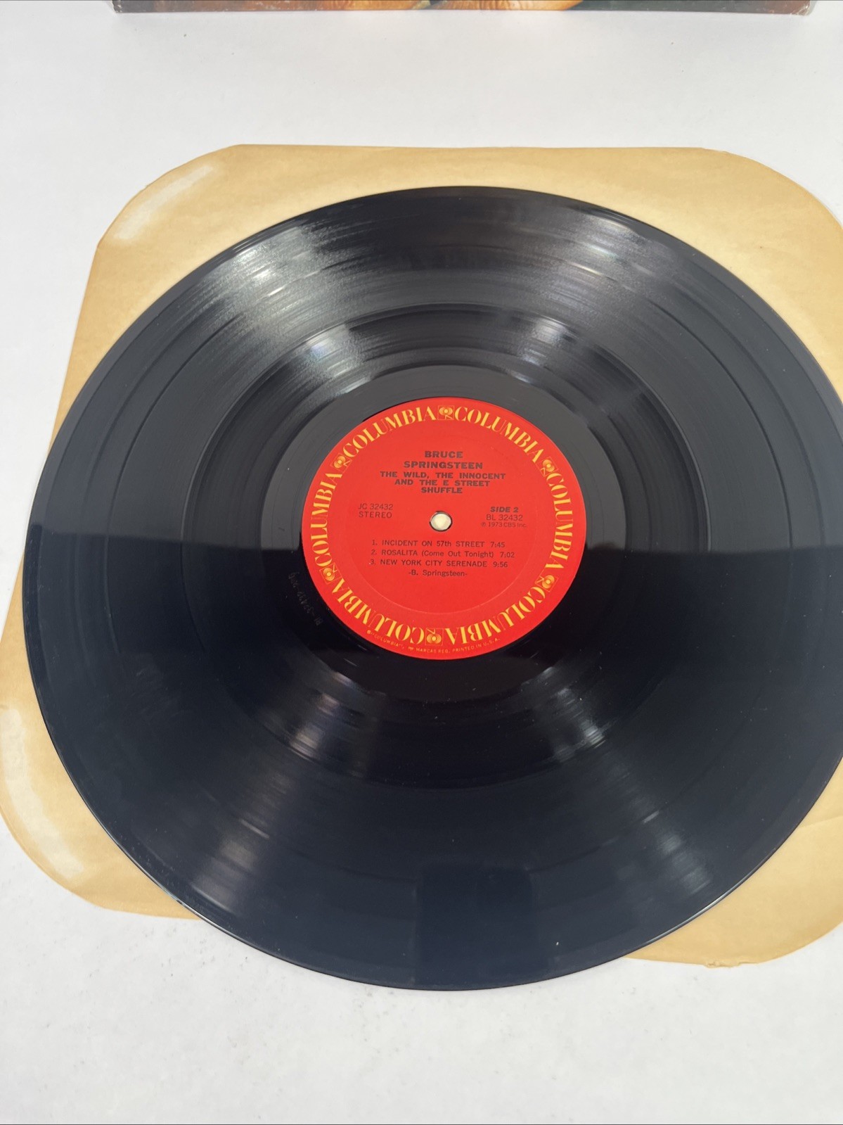 BRUCE SPRINGSTEEN The Wild The Innocent Vinyl Lp JC 32432 1973 Tested VG+ thumbnail 10