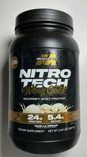 MuscleTech Nitro Tech Whey Gold Gourmet Whey Protein Vanilla Cream 2lbs