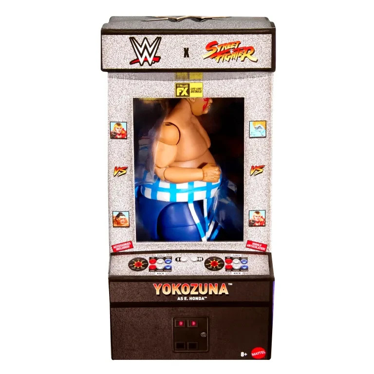 WWE Elite Collection: Street Fighter 3 YOKOZUNA as E. HONDA 6