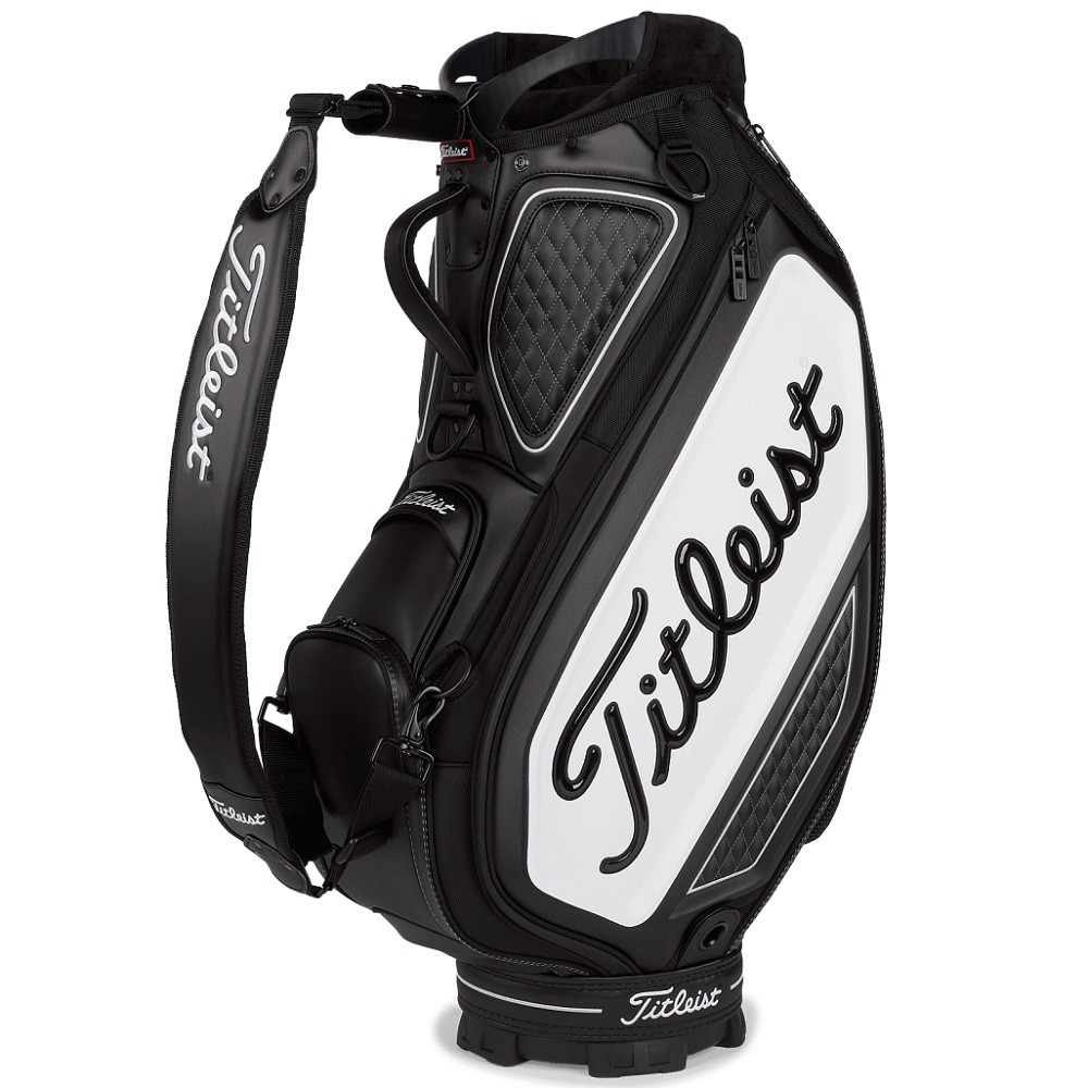 Titleist ブラック ゴルフバッグ MINT Titleist Golf 2025 Tour / Staff Bag 5-Way Top - Black