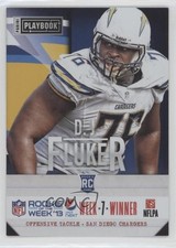 2013 Panini Spectra Pepsi Rookie of the Week/Year DJ Fluker #7 y8p