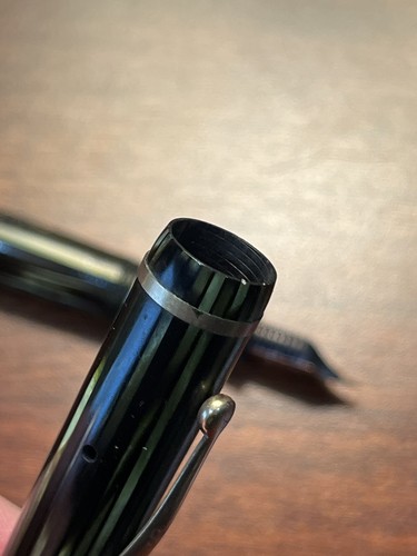 Vintage Füllfederhalter grün gestreift Sheaffer 350 & 250 Bleistift in Box - Bild 10 von 16