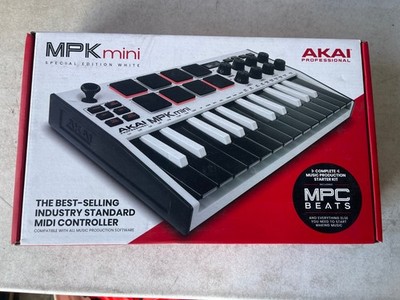 AKAI MPK mini MK3 Professional MIDI Electric Keyboard Controller Red Black White