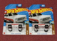 🔥Lot Of 2 Hot Wheels 2025 M Case ‘75 Chevy Blazer Custom White NIB🔥