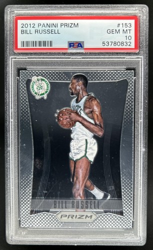 2012-13 Panini Prizm Bill Russell #153 Celtics PSA 10 GEM MINT
