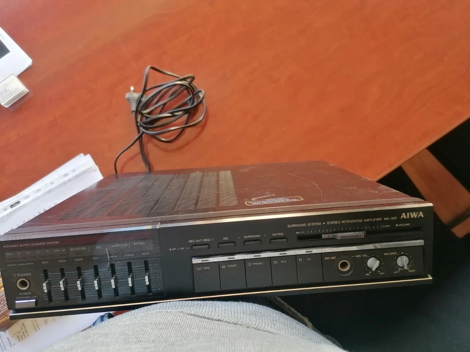 Aiwa MX-330 stereo integrato amplificatore - Immagine 3 di 4