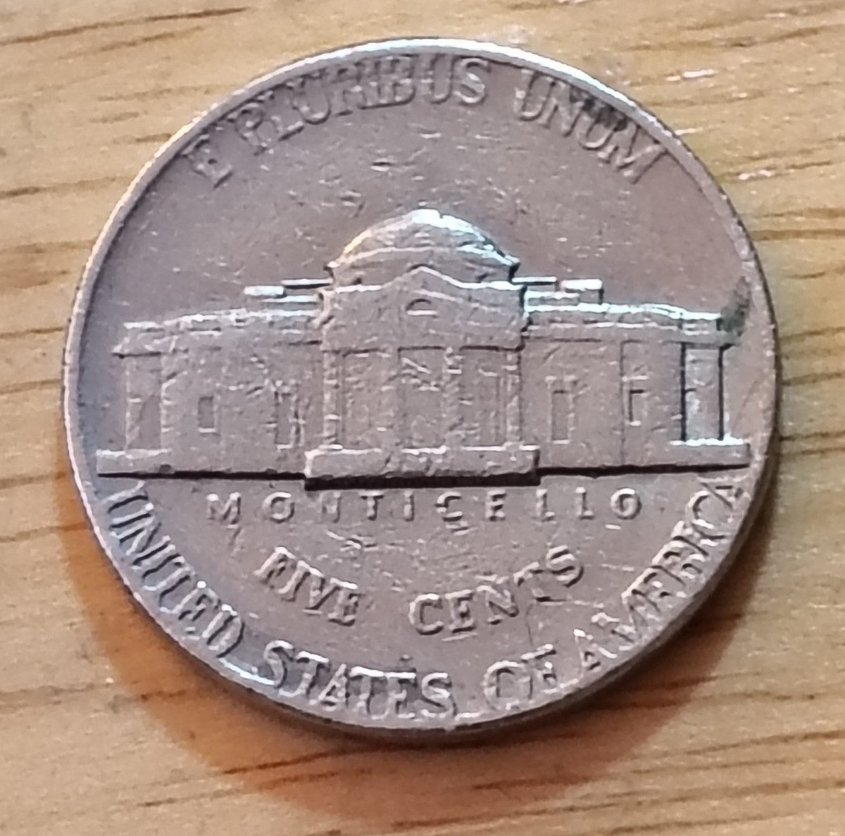 Rare 1974 D Jefferson Nickel Weighing 5.2g! DD Date And Letters