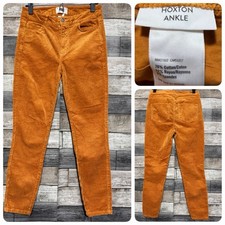 Paige Hoxton Ankle Corduroy Pants Women’s 28 Marigold Stretch (Inseam 25.5)