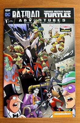Batman/Teenage Mutant Ninja Turtles Adventures #1 Exclusive Comic Signed NM