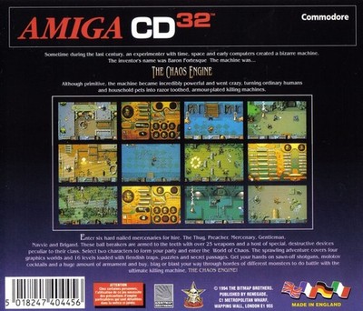 Amiga CD 32 - The Chaos Engine mit OVP / Jewelcase