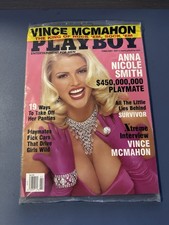Playboy Magazine February 2001 Anna Nicole Smith Vince McMahon , Rare Unopened