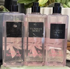 Lot Of 3 Victoria's Secret LOVE IS HEAVENLY Fragrance Mist 8.4 fl oz Testers