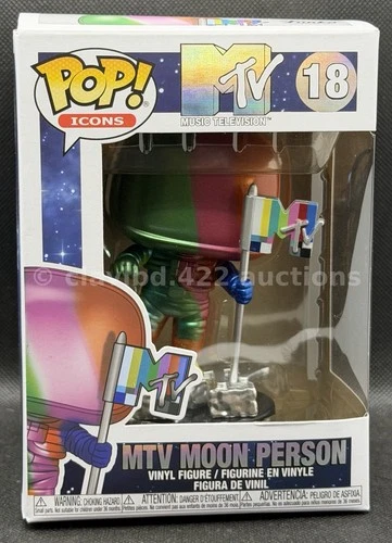 Funko POP!  MTV: MTV Rainbow Moon Person - 18 Ad Icons man vinyl figure
