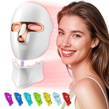 tinkoola Red Light Therapy Mask for Face  Neck, LED Face Light Therapy,USB C
