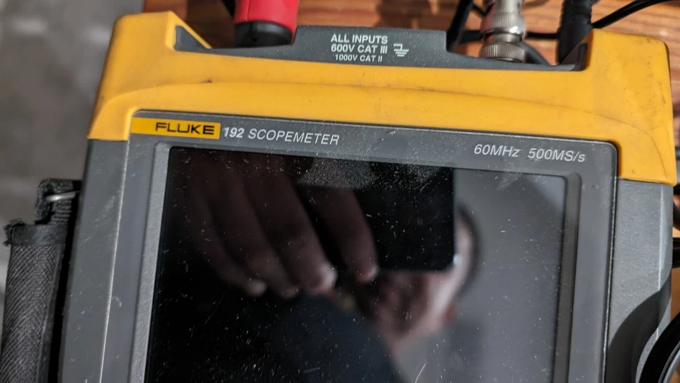 Fluke 192 ScopeMeter Oscilloscope with carry case - Image 4 of 4