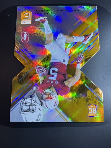 SELTEN SP 2017 ROOKIE CHRISTIAN MCCAFFREY ELITE DIECUT ORANGE PRIZM ROOKIE RC 49er - Bild 8 von 8