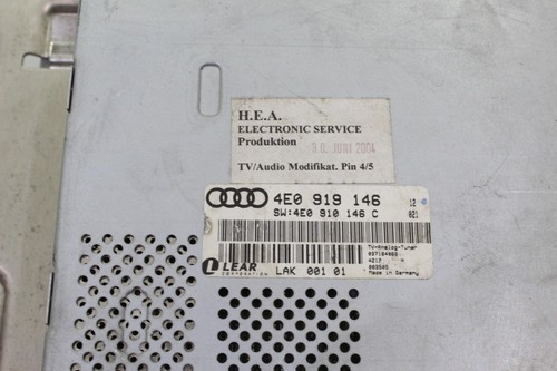 Original Audi A8 S8 TV Tuner Empfangsgerät Analog Navigationssystem 4E0919146 - Bild 4 von 4