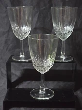 CRISTAL D'ARQUES 6.75" Water Goblet DIAMANT Pattern Set Of 4 - READ DESCRIPTION