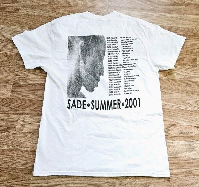 Vintage Bootleg Sade SADE Lovers Rock T-Shirt 2001 Concert Vintage Bootleg Sade SADE Lovers Rock T-Shirt 2001 Concert