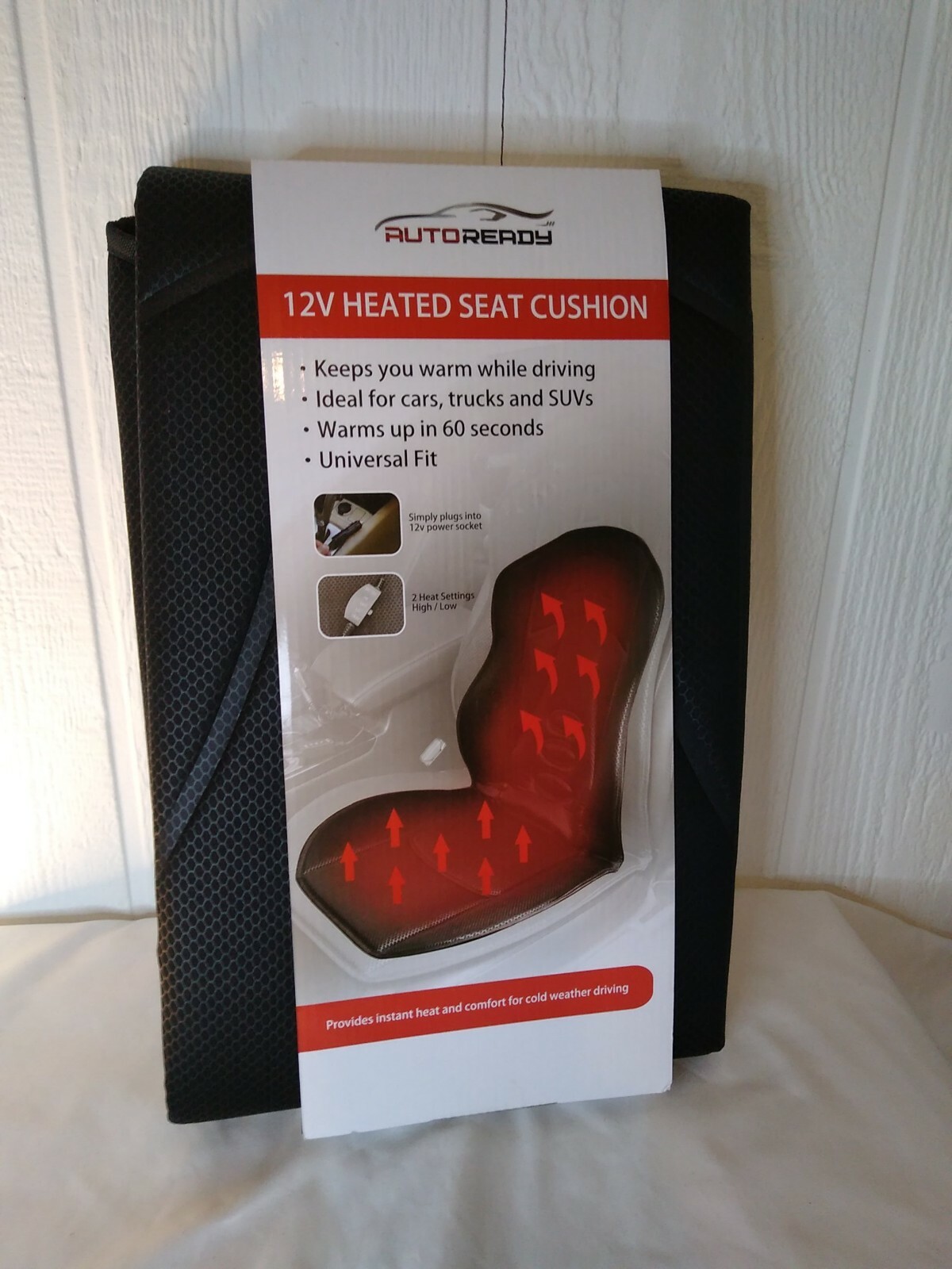 Heated Car Seat 12V AutoReady Chair Cushion Heating Warmer Pad Hot Cover New eBay