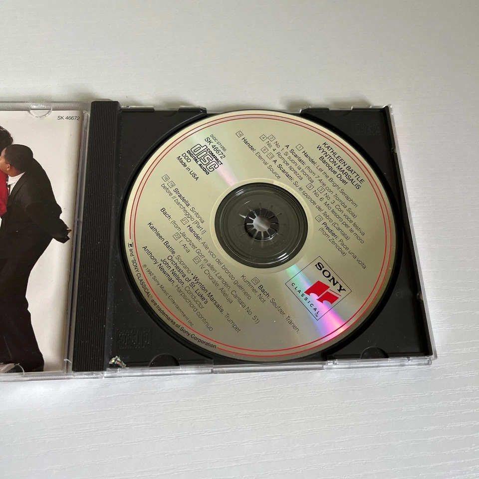 Dúo barroco - Kathleen Battle & Wynton Marsalis - Sony 1992 Foto 3 de 4