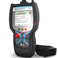 BLCKTEC 420 Bluetooth OBD2 Scanner Diagnostic Tool - Vehicle Code Reader for Car