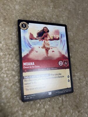 Lorcana Moana - Chosen by the Ocean (117/216) The First Chapter NON foil