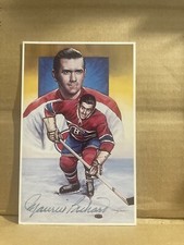 Maurice Richard Autographed Hockey Legends Card HOFer 1850/10000 Card 3 Canadien