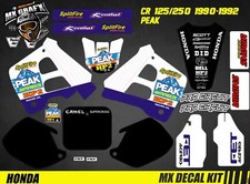 Kit Déco Moto pour / Mx Decal Kit for Honda CR 125/250 1990-1992 - PEAK
