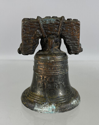 Vintage Philadelphia Liberty Bell Collectible Metal Hand Bell  Proclaim Liberty 