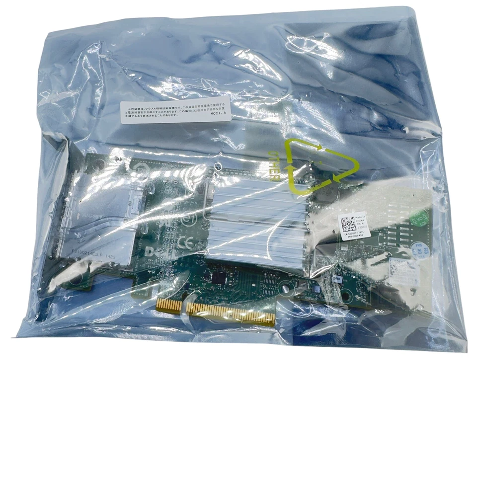 Dell H200E External Dual Port 6Gb/s SAS PCI-E Host Bus Adapter Card 3DDJT Tested - Image 3 of 4