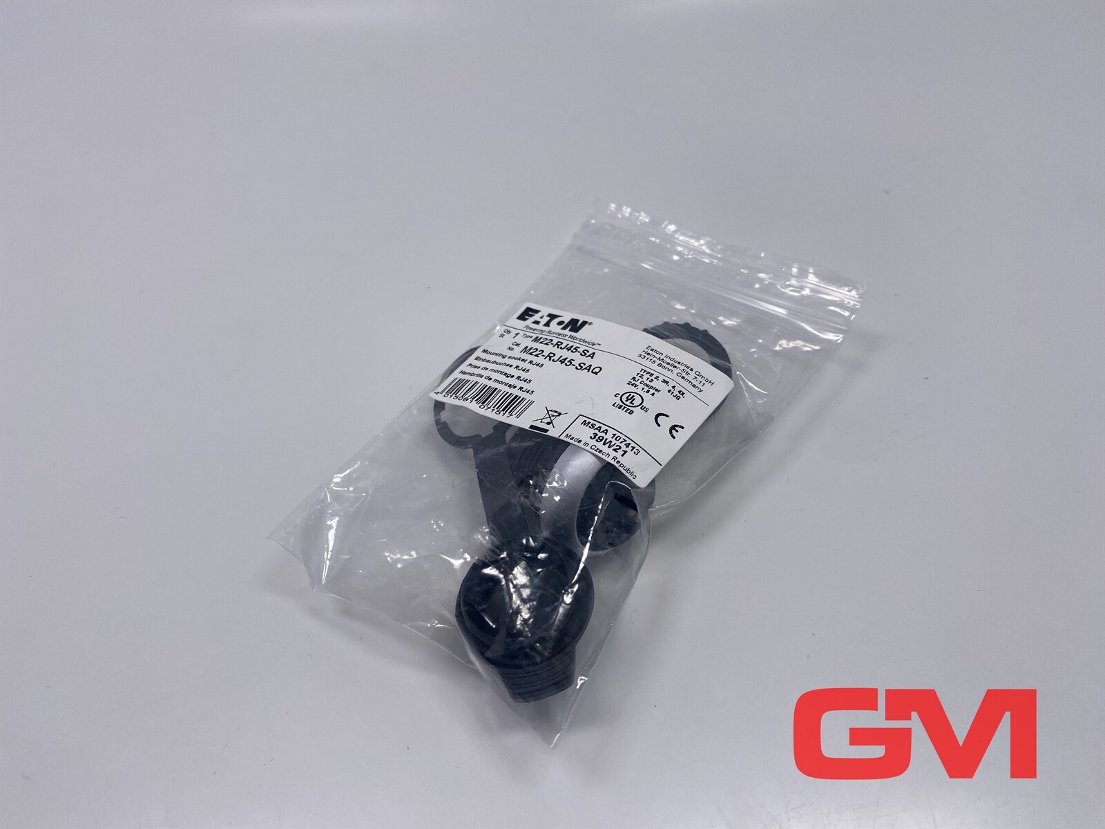 Eaton Mounting Socket M22-RJ45-SA RJ45 107413 8-Pin Cat.5e