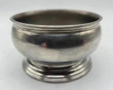 Stieff Pewter Williamsburg Restorations Open Salt / Footed Bowl CW 98-9
