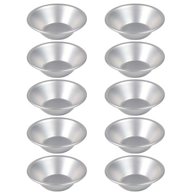 10 Pack Small Mold Baking Pans Pastry Molds Convenient Tart Pans Eggs Tart Mould