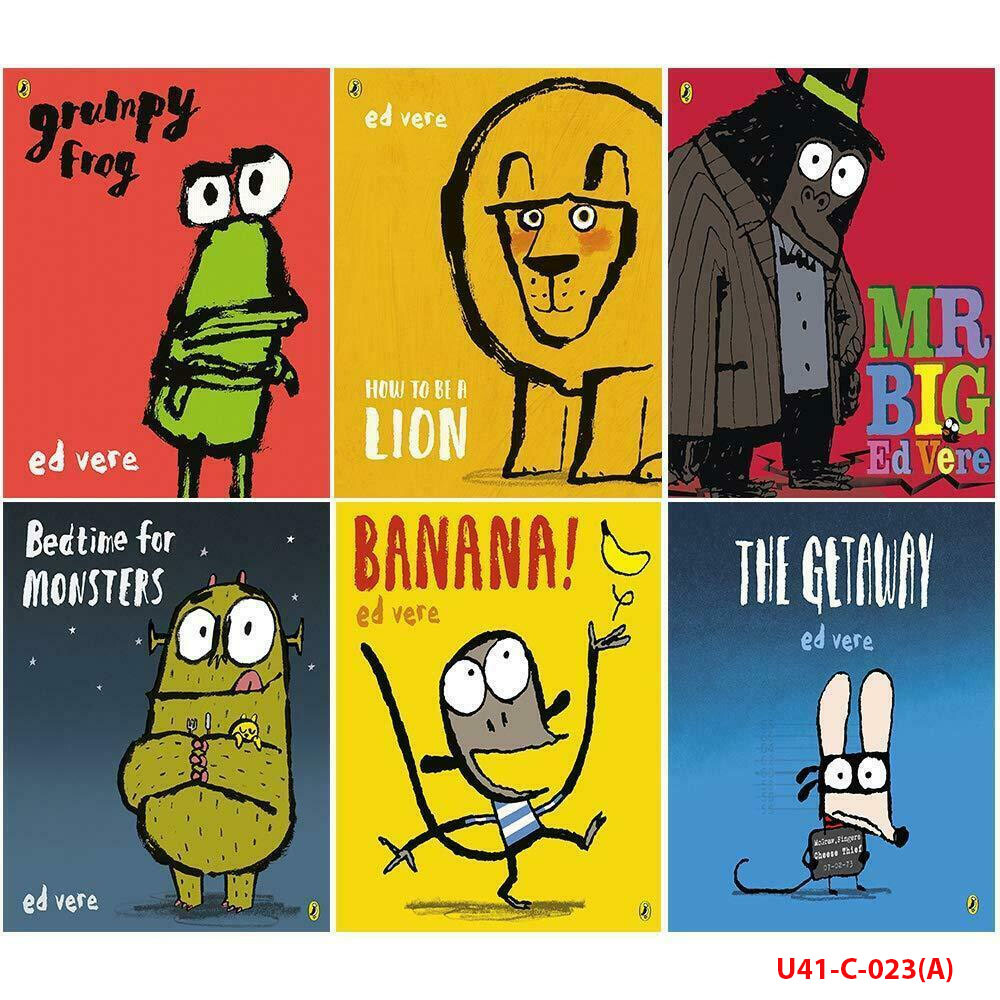 Ed Vere 6 Books Collection Set Getaway, Banana, Mr Big, Grumpy Frog PB NEW