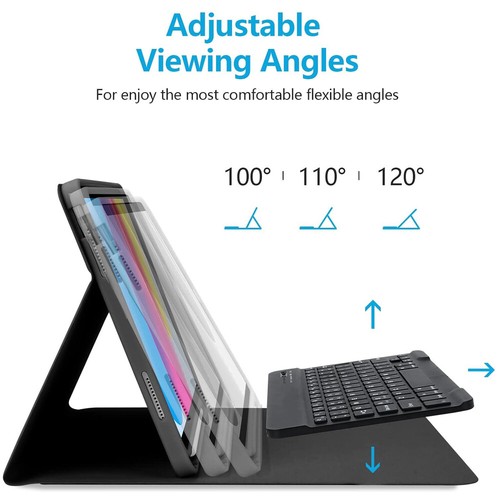 Keyboard Case Mouse For iPad 5/6/7/8/9/10/11th Gen Air 11 M3 2025 6/5/4th Pro 11 - Picture 34 of 64