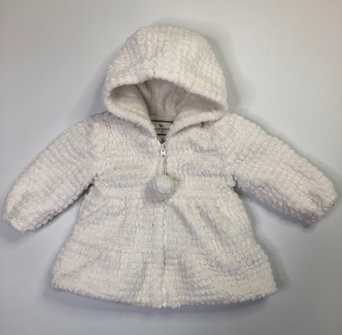 Manteau Mi-long Fuji à Capuche en Fausse Fourruremarron noisette épicé