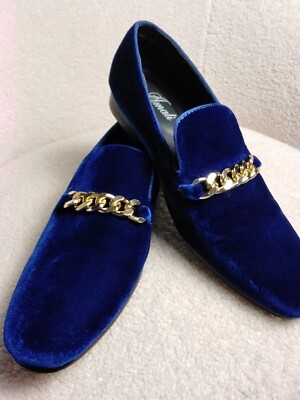 Amali Royal Blue Velvet Men's Sz 10.5 Dress Shoes WAS $39 NOW $29! | eBay