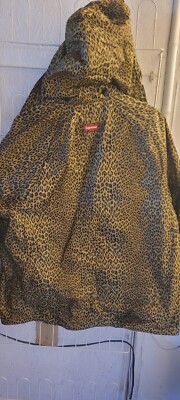 Supreme Barbour Spey Waxed Cotton Field Jacket Leopard new w tags